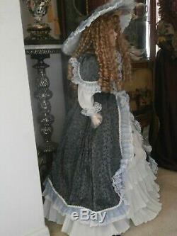 Vintage Ashley Belle Victorian Style Doll Large 36 Inch New Bisgue Porcelain