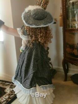 Vintage Ashley Belle Victorian Style Doll Large 36 Inch New Bisgue Porcelain