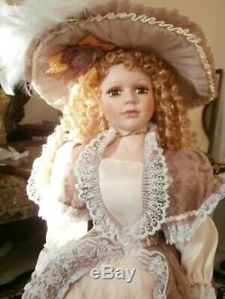 Vintage Ashley Belle Victorian Style Doll Large 36inchnew Bisgue Porcelain