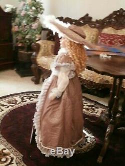 Vintage Ashley Belle Victorian Style Doll Large 36inchnew Bisgue Porcelain