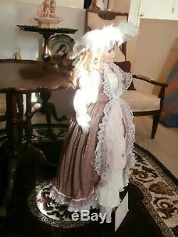 Vintage Ashley Belle Victorian Style Doll Large 36inchnew Bisgue Porcelain