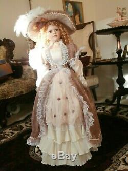 Vintage Ashley Belle Victorian Style Doll Large 36inchnew Bisgue Porcelain