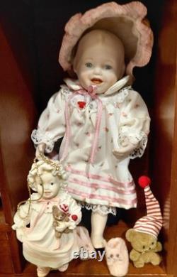 Vintage Ashton Drake Picture Perfect Miniature (11) Dolls+Ornaments In Wood Ho