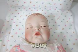 Vintage Ashton Drake Rock-A-Bye Life Like Porcelain Baby Doll with COA