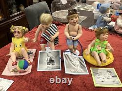 Vintage Ashton Drake Summer Pool Fun/Porcelain Doll Collection