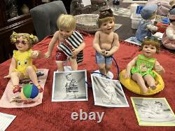 Vintage Ashton Drake Summer Pool Fun/Porcelain Doll Collection