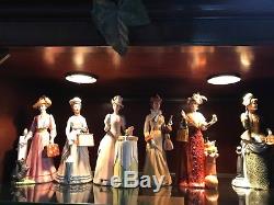 Vintage Avon Mrs Albee Presidents Club Porcelain Doll set of 10