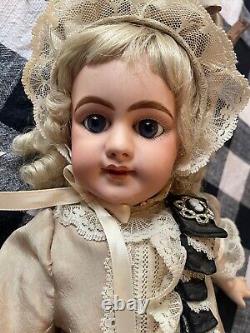 Vintage Beautiful Porcelain Doll. K R Reproduction