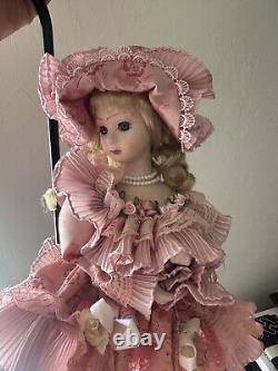 Vintage Bedside Lamp Victorian Porcelain Doll Lamp