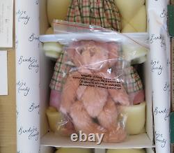 Vintage Berdine Creedy Porcelain Doll AMARIA w Teddy Bear Masterpiece Galleries