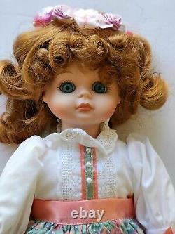 Vintage Bette Ball 1990 Musical Porcelain Doll Tina Limited Edition