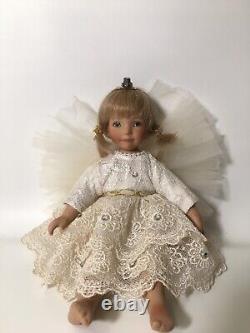 Vintage Birgitte Frigast Porcelain Angel Doll 6 Rosen-Engel Very Rare Estate