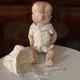 Vintage Bisque Artist's Reproduction 2 Faced Doll Signed C Ditmore 1988