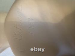 Vintage Bisque Artist's Reproduction 2 Faced Doll Signed C Ditmore 1988