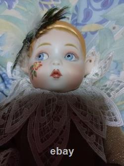 Vintage Bisque Doll Bell Ceramics Kay McKee 35cm 1986 Western Doll