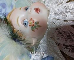 Vintage Bisque Doll Bell Ceramics Kay McKee 35cm 1986 Western Doll