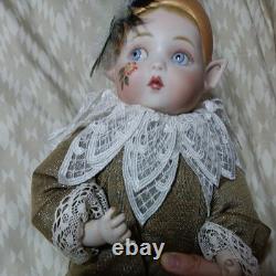 Vintage Bisque Doll Bell Ceramics Kay McKee 35cm 1986 Western Doll