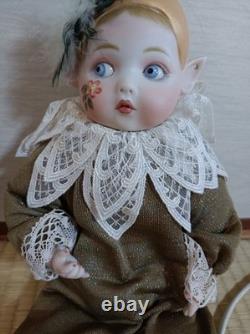 Vintage Bisque Doll Bell Ceramics Kay McKee 35cm 1986 Western Doll
