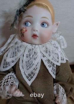 Vintage Bisque Doll Bell Ceramics Kay McKee 35cm 1986 Western Doll