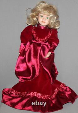 Vintage Bisque Porcelain Dressed Doll