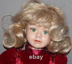 Vintage Bisque Porcelain Dressed Doll