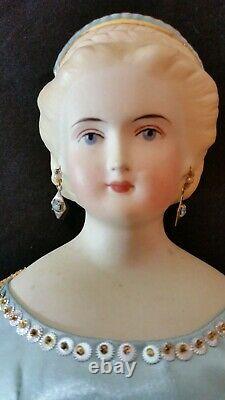 Vintage Bisque Porcelain Parian-type Liberty or Tiara Doll by Grace Lathrop