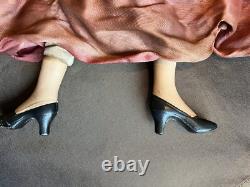 Vintage Boudoir Doll Porcelain 29 Tall Free Priority Shipping