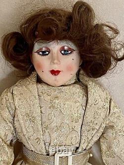 Vintage Boudoir Doll Porcelain Composition Fashion Doll