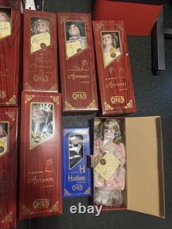 Vintage CHSN Porcelain Doll Artisan Heirloom New Collection 17 Dolls Total