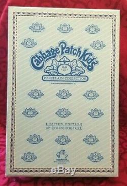 Vintage Cabbage Patch Limited Edition Pamela Diane Porcelain Doll 16 Signed