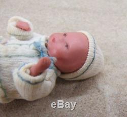 Vintage Cathy Hansen Bisque Porcelain Baby Doll
