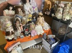 Vintage Ceramic Dolls, Bisque Dolls Limited Editions $125. 00 Great Buy