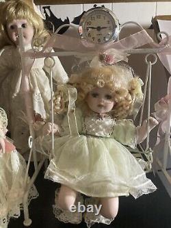 Vintage Ceramic Dolls, Bisque Dolls Limited Editions $125. 00 Great Buy