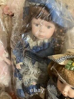 Vintage Ceramic Dolls, Bisque Dolls Limited Editions $125. 00 Great Buy
