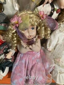 Vintage Ceramic Dolls, Bisque Dolls Limited Editions $125. 00 Great Buy