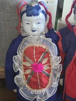 Vintage Chinese Hand Painted Traditional Doll withPorcelain Head, 24