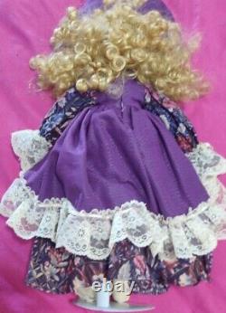 Vintage Classical Symphony 1990s Victorian Style Caucasian Doll 17 Inches