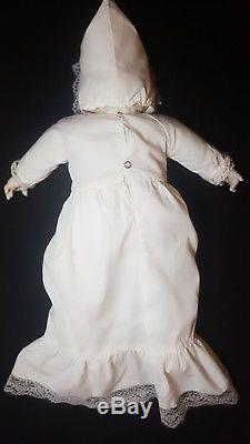 Vintage Collectible 3 Face Happy/Sleepy/Cry Rotating Bisque Porcelain Doll