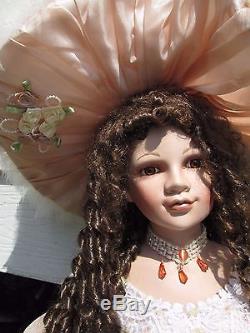 Vintage Collectible Miss Mercia Large, Large Porcelain Doll 49