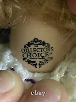 Vintage Collector's Choice Genuine Fine Bisque 18Porcelain Doll- Limited Edit