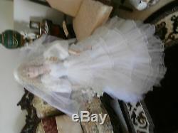 Vintage Collectors Item Heirloom Doll 4 Feet High Rare Bride