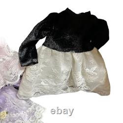 Vintage Cracker Barrel Porcelain Doll Murphy Bed Victorian Carrying Case Trunk