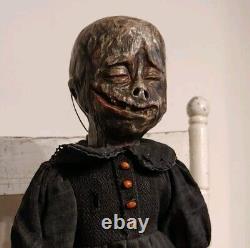 Vintage Creepy Doll Witch OOAK Horror Antique Scary Haunted Spooky Gothic Undead