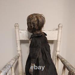 Vintage Creepy Doll Witch OOAK Horror Antique Scary Haunted Spooky Gothic Undead