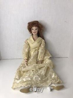 Vintage Custom 1998 22inch All Porceline Doll, Beautiful Unique