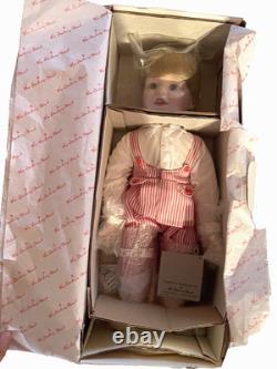 Vintage Danbury Mint Porcelain boy doll Piggyback Ride