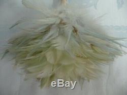 Vintage Deco Porcelain Half Doll Feather Duster