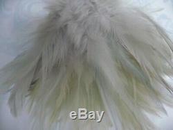 Vintage Deco Porcelain Half Doll Feather Duster