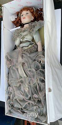 Vintage Delton Fine Collectibles Porcelain Beautiful Doll Eveline New in Box