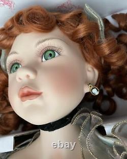 Vintage Delton Fine Collectibles Porcelain Beautiful Doll Eveline New in Box